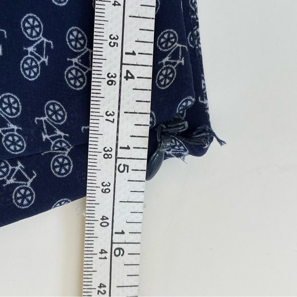 Women’s Navy White Bicycle Patterned Mini Skirt Size Small - Picture 11 of 11